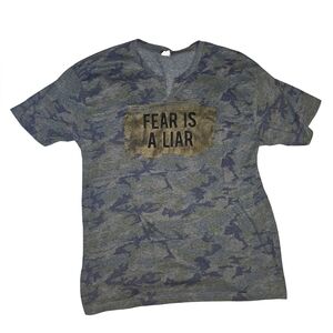 Live And Tell Womens Camo Short Sleeve Tee